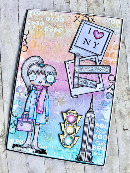 #1012 - A6 Stamp Set - NYC