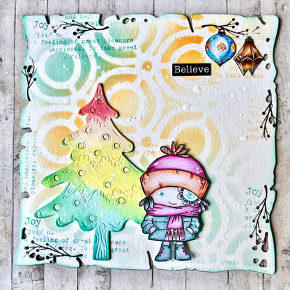 #1194 - A7 Stamp Set - Hey Frosty