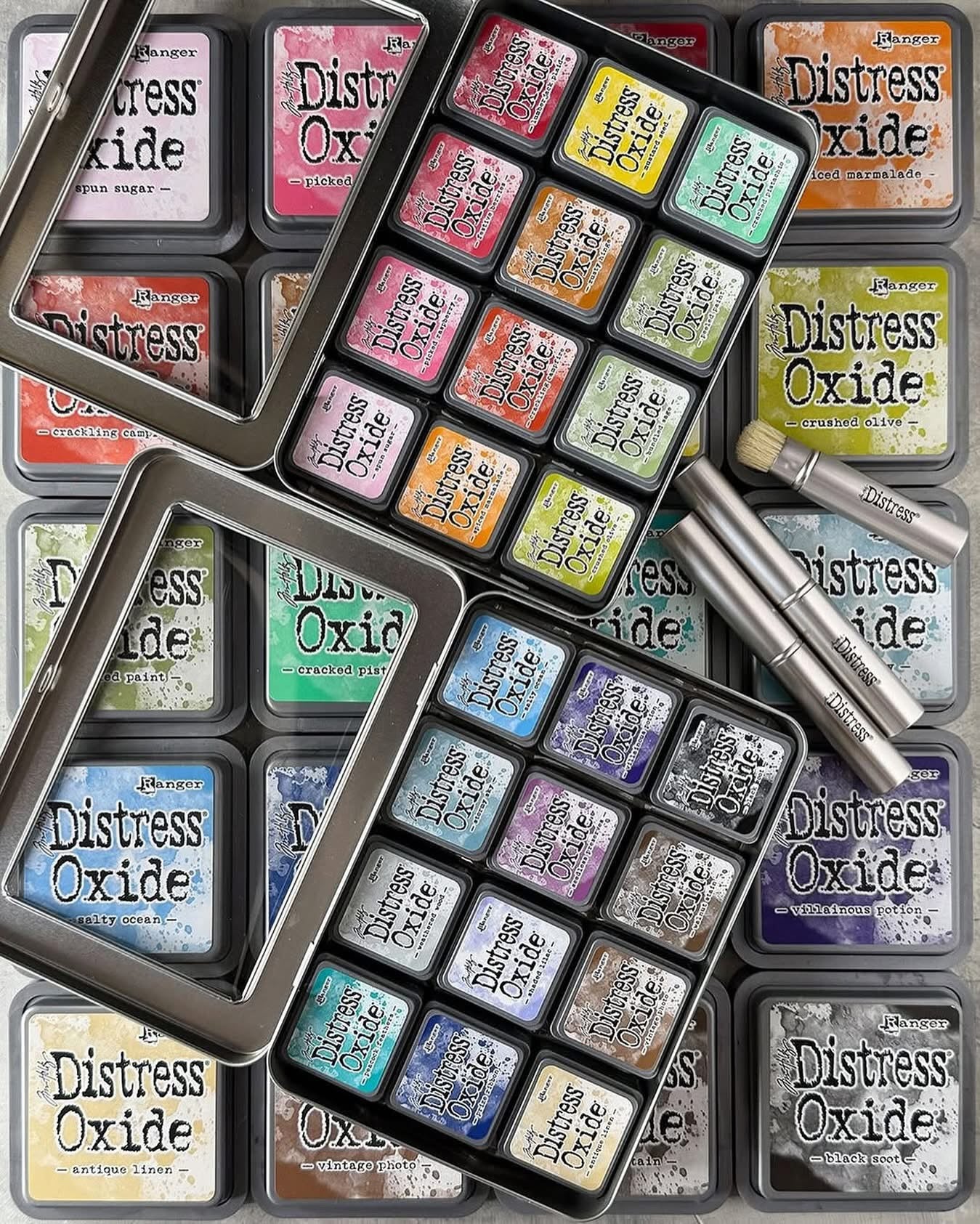 Ranger Tim Holtz Mini Distress Ink Storage Tins x 2