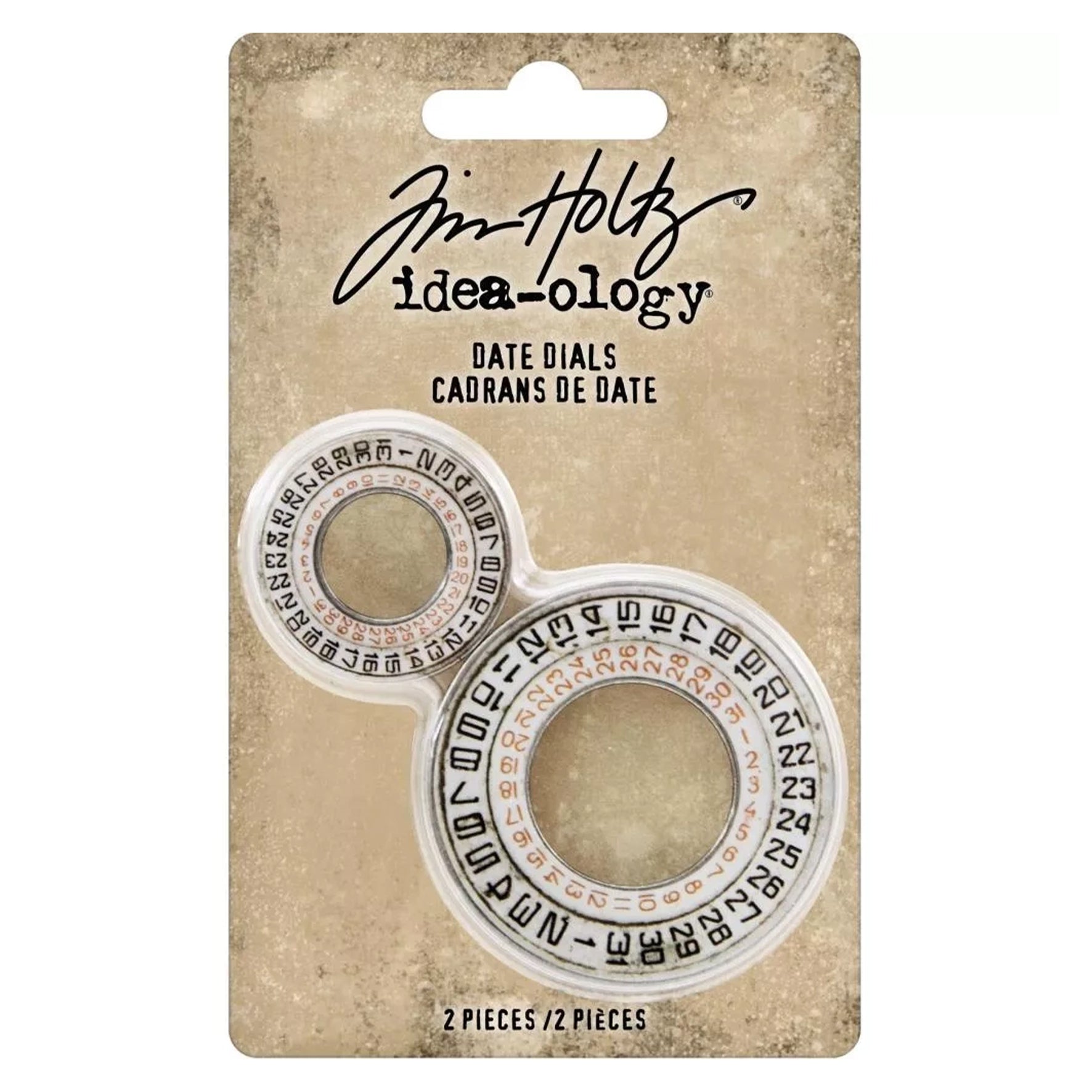 Idea-ology Tim Holtz Date Dials (2pcs) – AALL & Create