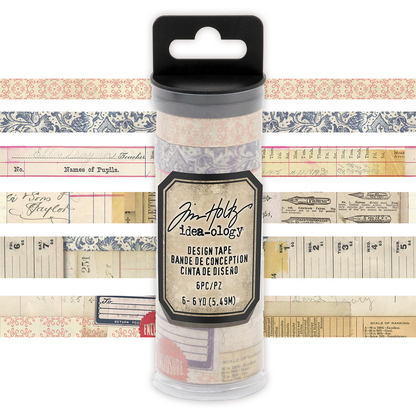 Idea-ology Tim Holtz Design Tape 6 Pcs - Merchant