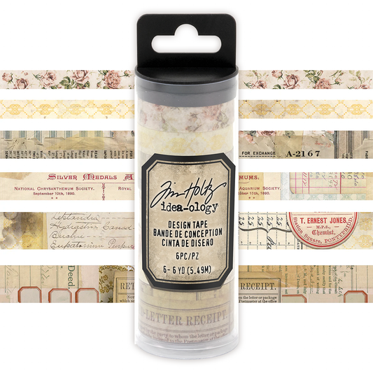 Idea-ology Tim Holtz Design Tape 6 Pcs - Remnants