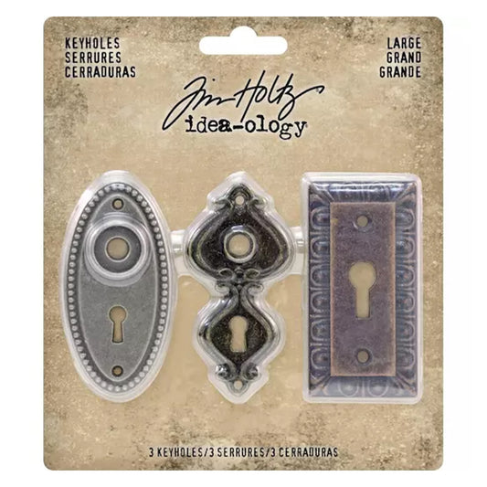 Idea-ology Tim Holtz Large Keyholes (3pcs)