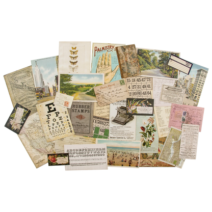 Idea-ology Tim Holtz Layers Remnants 33 Pcs - Paper