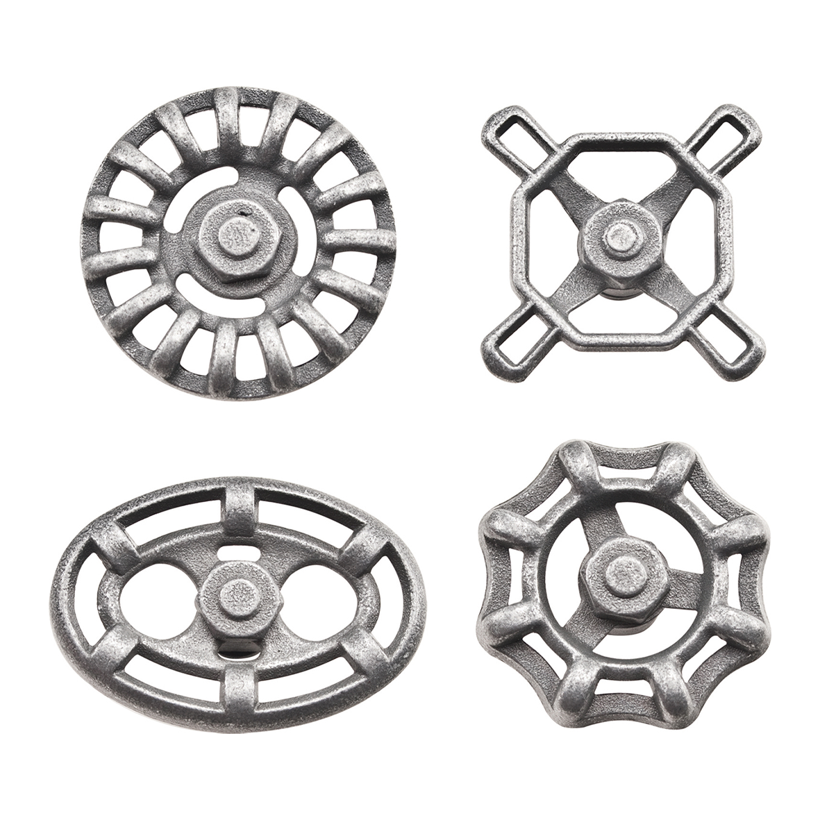 Idea-ology Tim Holtz Metal Faucet Knobs - 4 Pcs