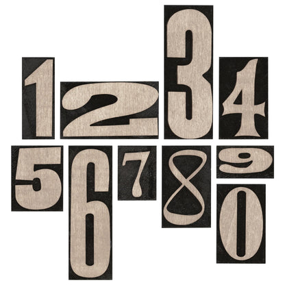Idea-ology Tim Holtz Number Blocks - 10 Pcs