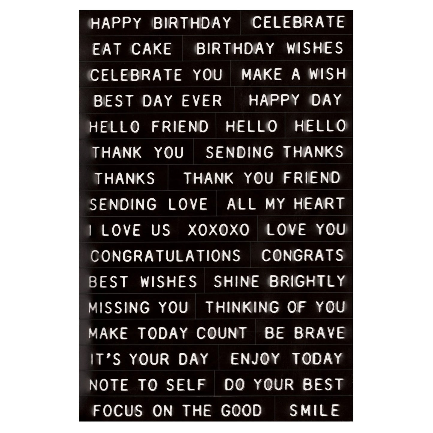 Idea-ology Tim Holtz Sentiments Label Stickers - 68 Pcs