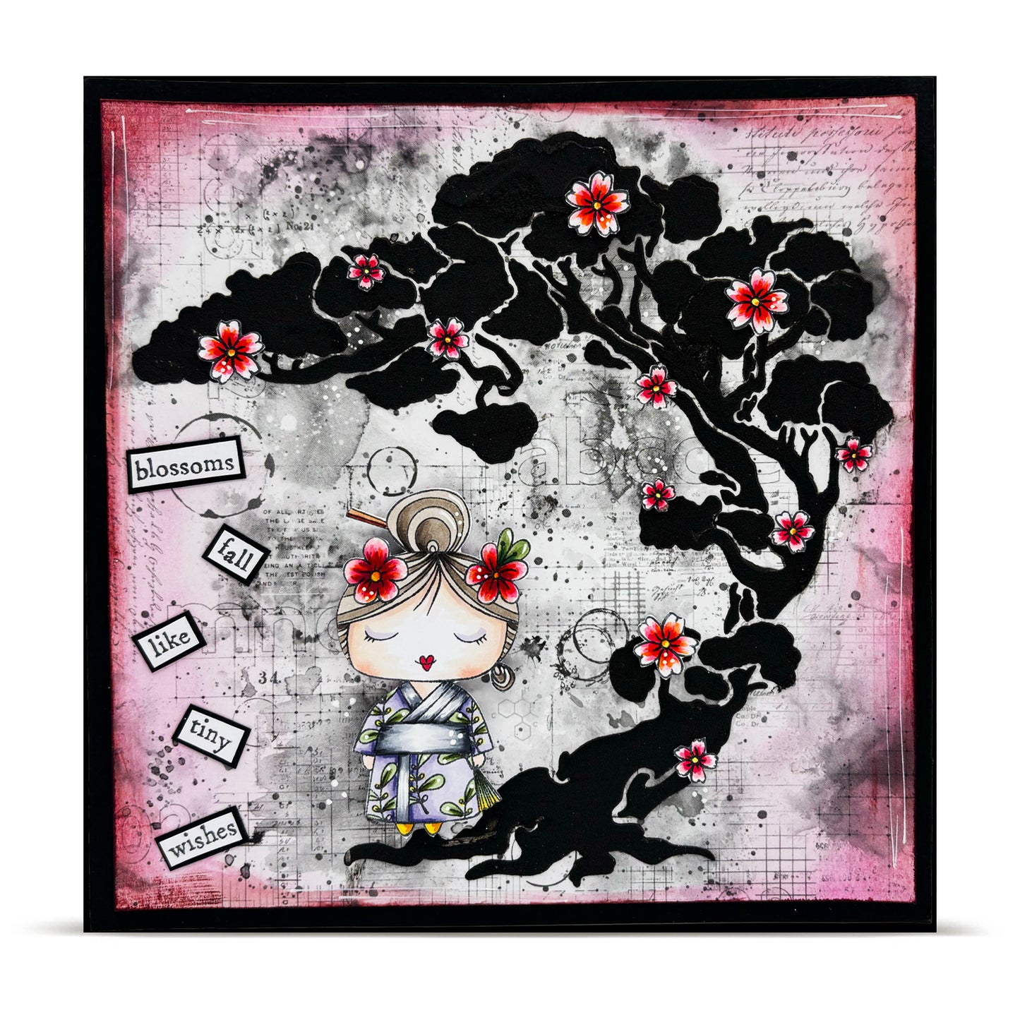 #241 - 6x6 (inch) Stencil - Lantern Roots
