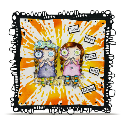 PC-259 - 6x6 (inch) Stencil - Daybreak Pulse