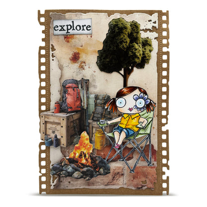 DI-91 -  Die-Cutting Die Set - Film Drip