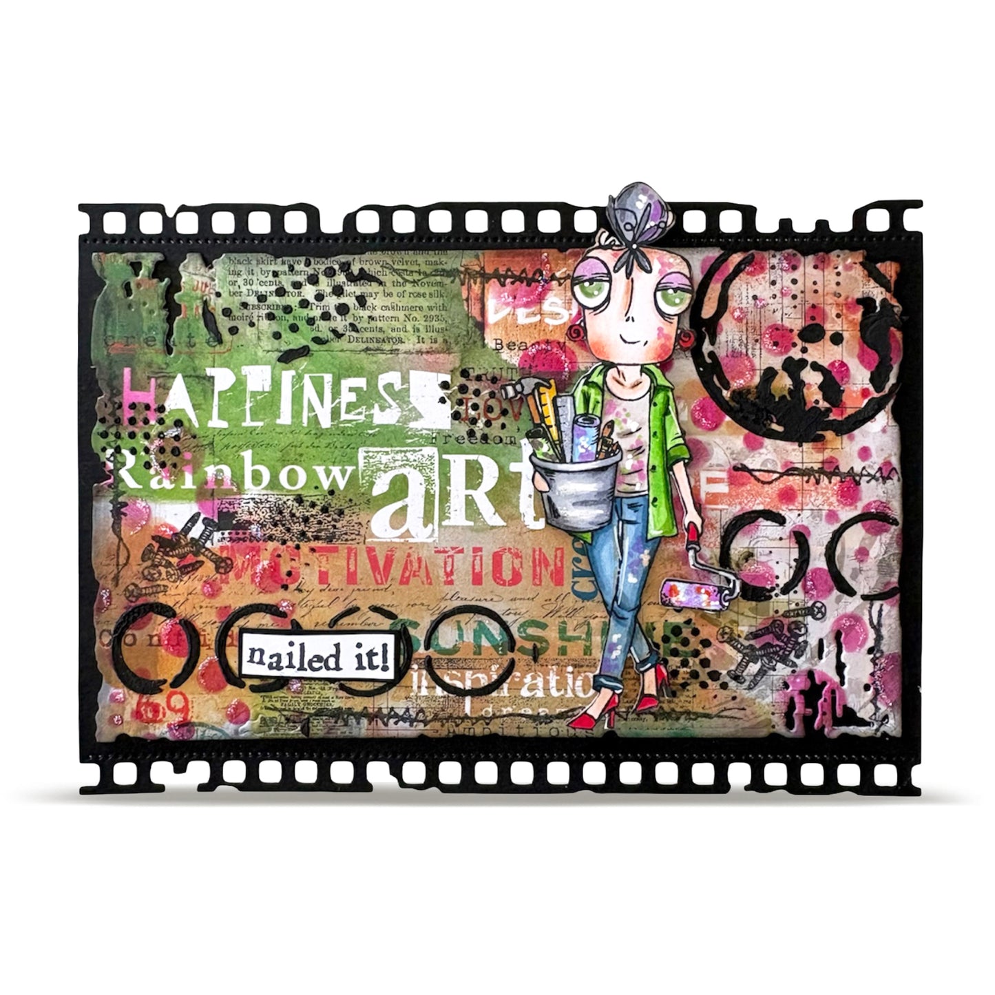 Janet Klein Miss Dee Stamps Bundle + Free Poster & Bio Cards