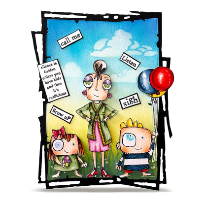 TP-1436 - A7 Stamp Sets - Mother Dee
