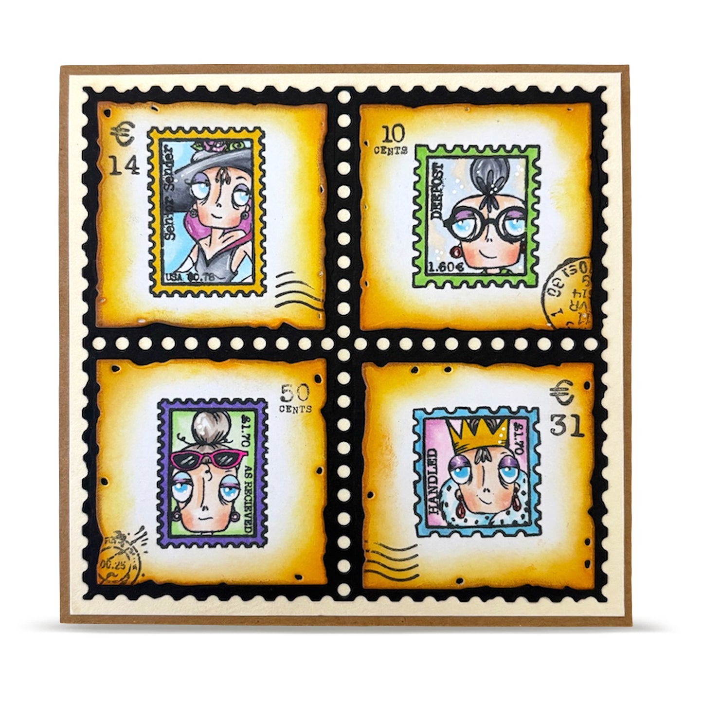 TP-1378 - A7 Stamp Sets - Miss Dee First Class
