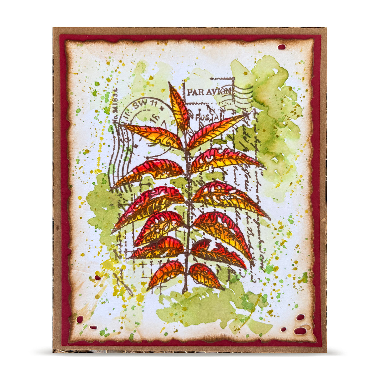 Leaf Happened A6 Stamp Set & Matching Die Set Bundle