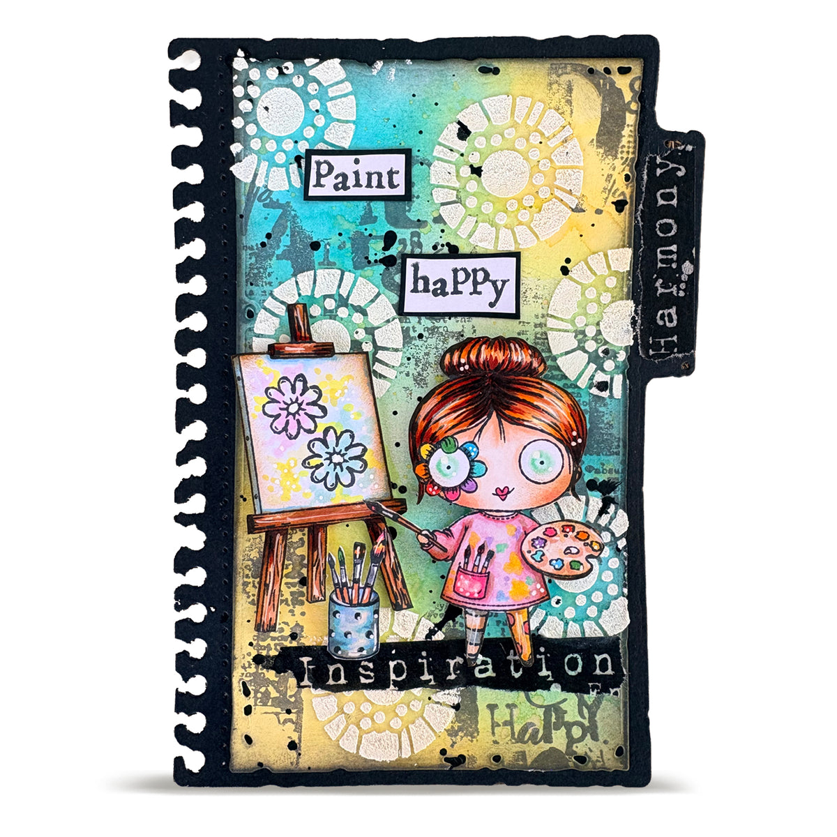 TP-1500 - A7 Stamp Set - Paint Happy