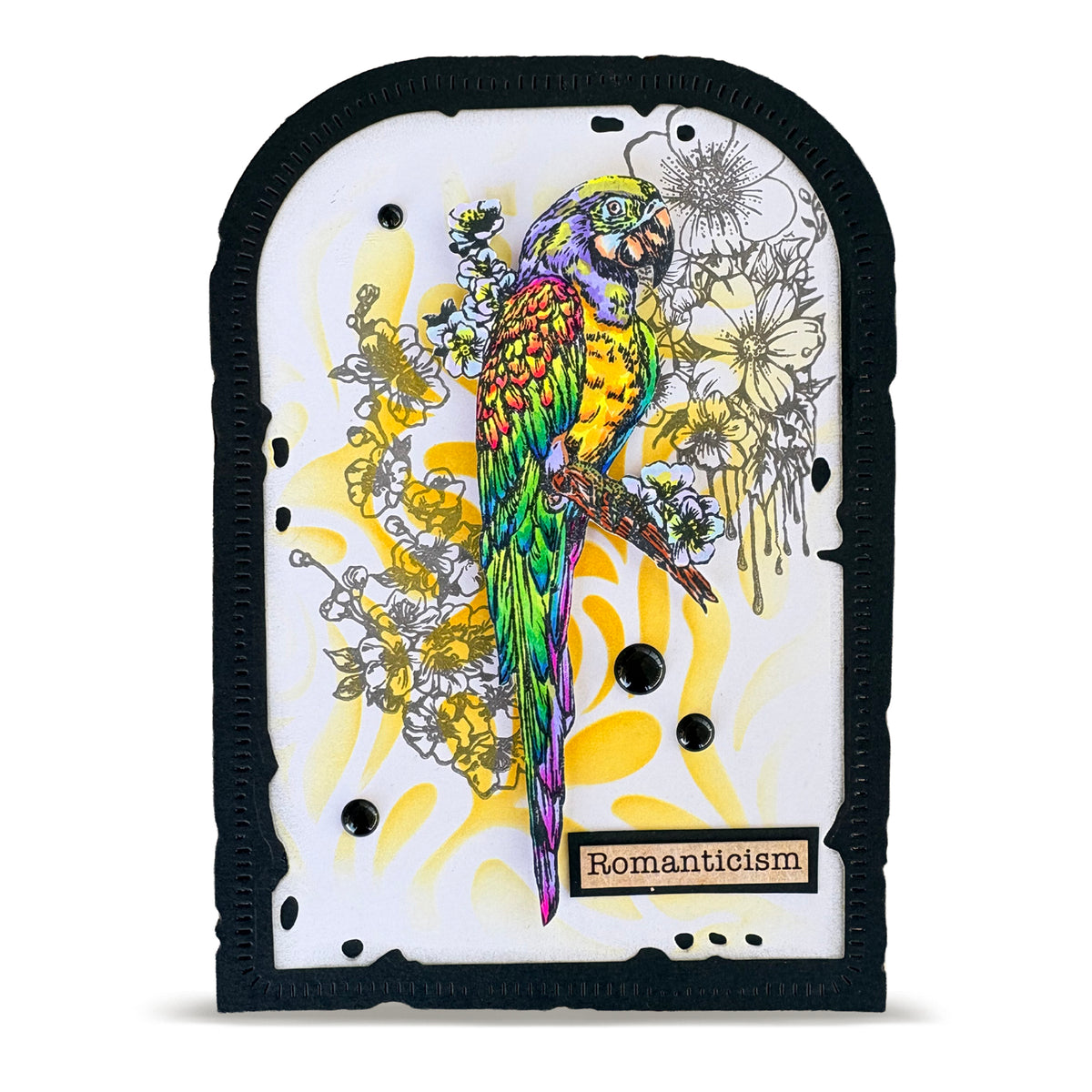 TP-1348 - A6 Stamp Set - Parrot Song