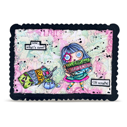 TP-1499 - A7 Stamp Set - Fabric Habit