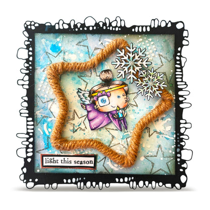 Janet Klein Season Of Sparkle Stamps Bundle + Free Poster & Bio Cards
