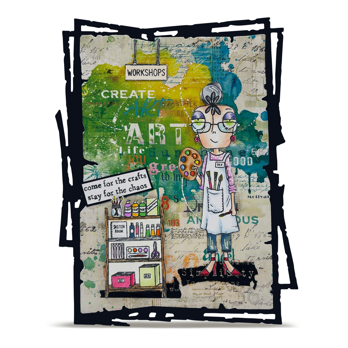 #TP-1326 - A7 Stamp Set - Workshop Dee