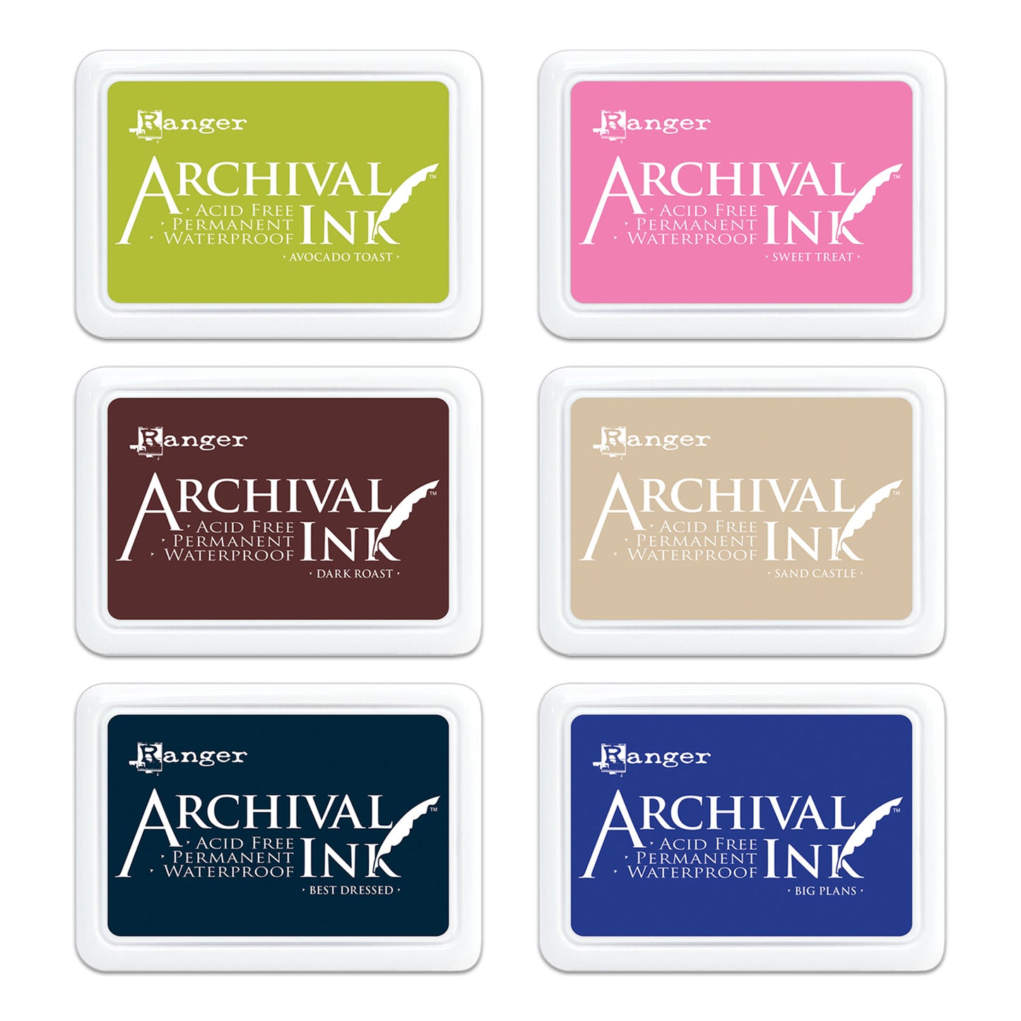 Ranger Archival Ink Pad 2026 New Colours Bundle