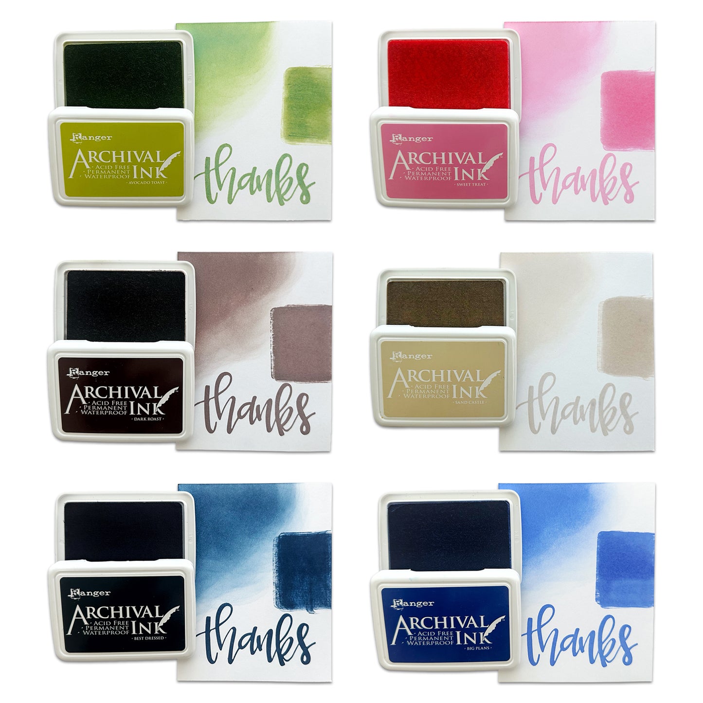 Ranger Archival Ink Pad 2026 New Colours Bundle