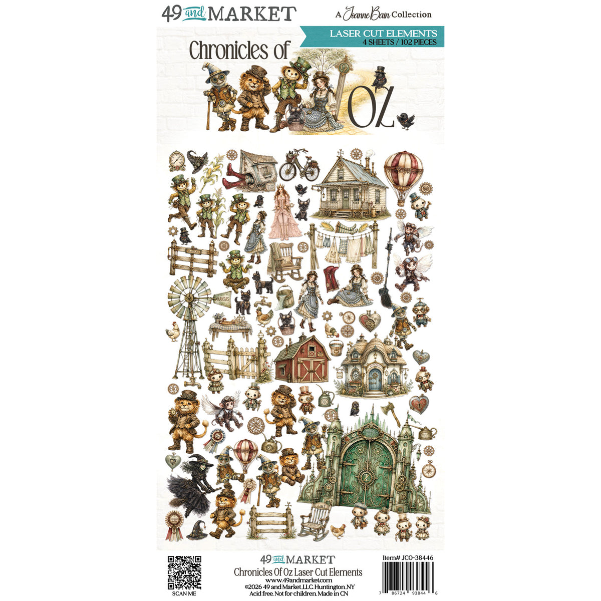 49 And Market Chronicles of Oz Laser Cut Elements