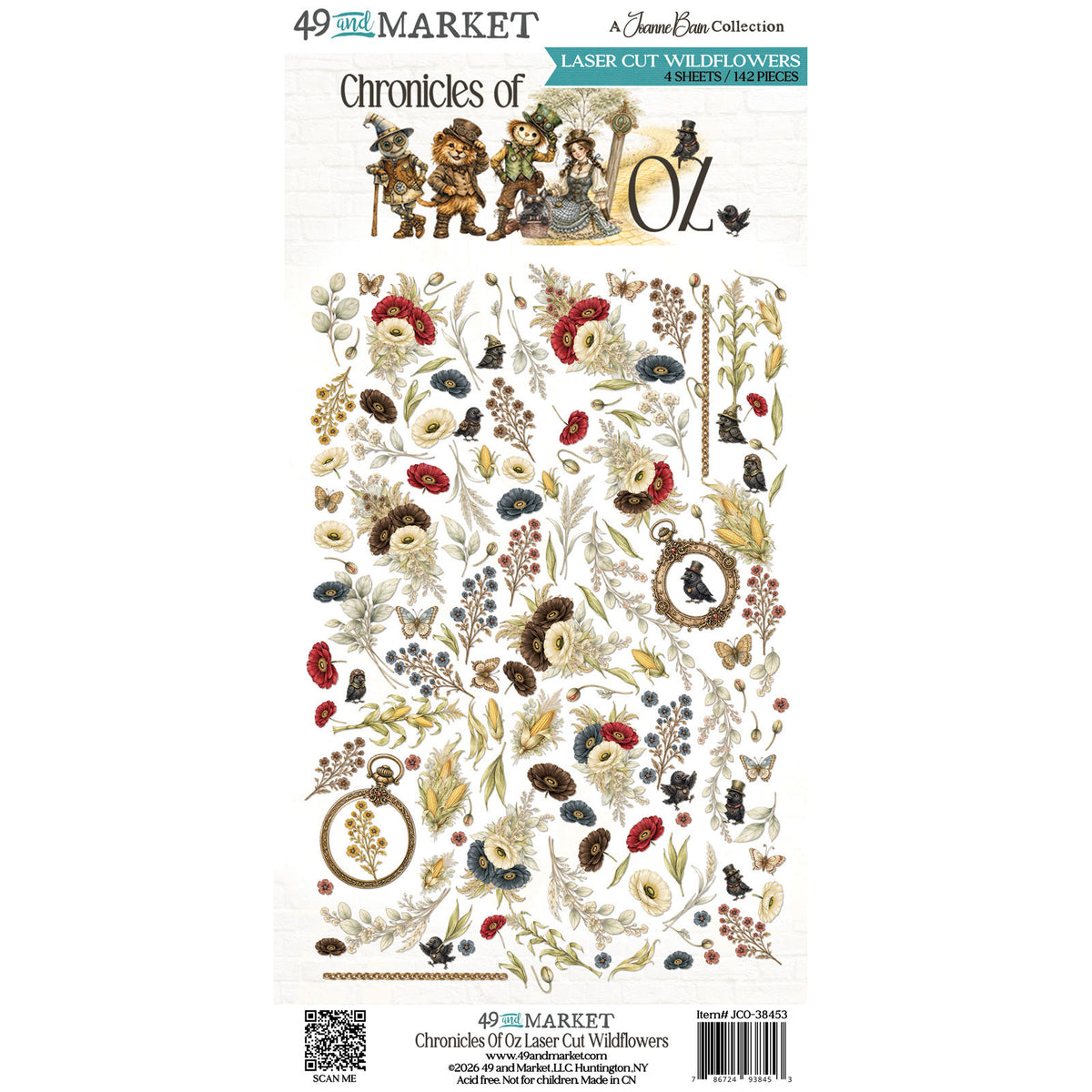 49 And Market Chronicles of Oz Laser Cut Wildflowers
