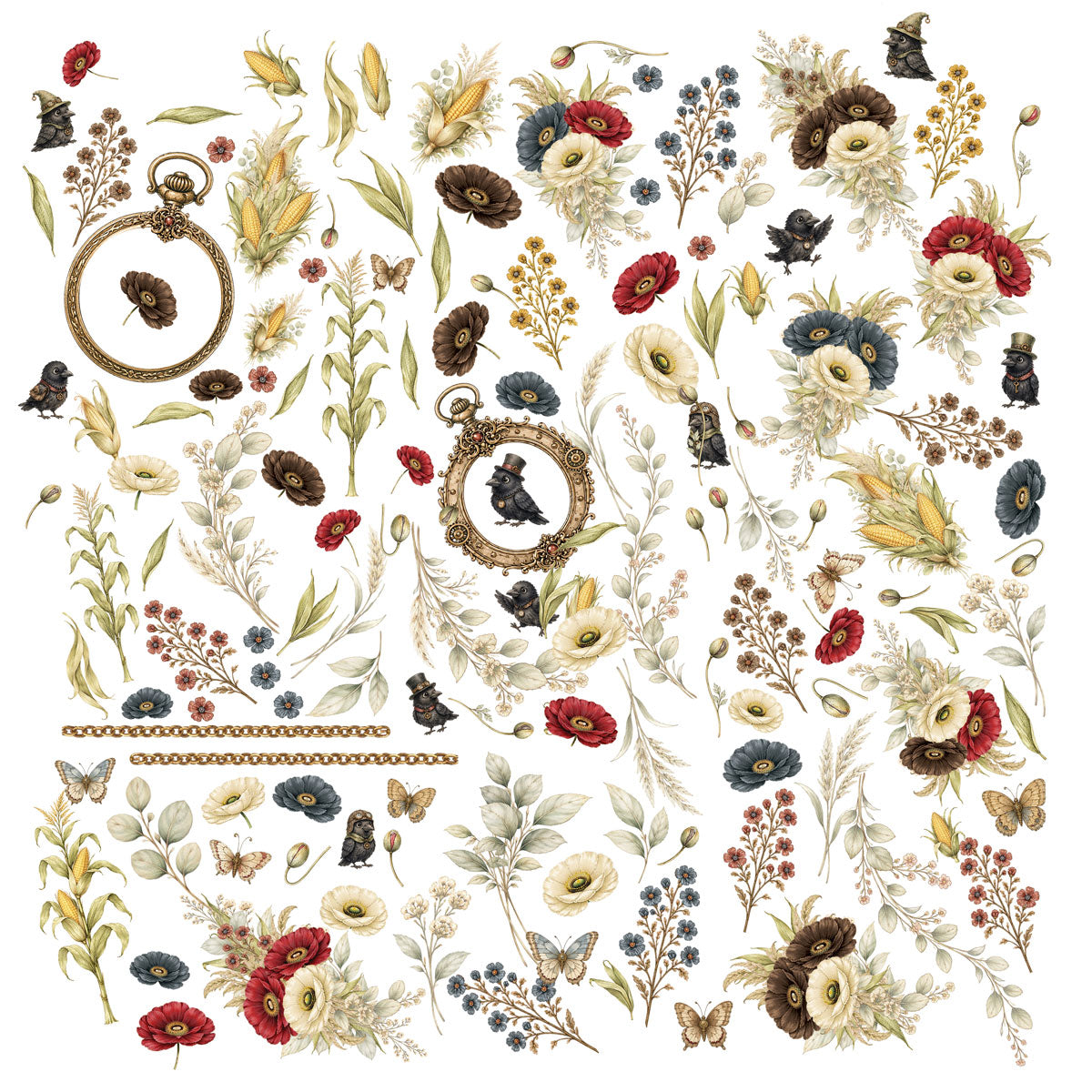 49 And Market Chronicles of Oz Laser Cut Wildflowers