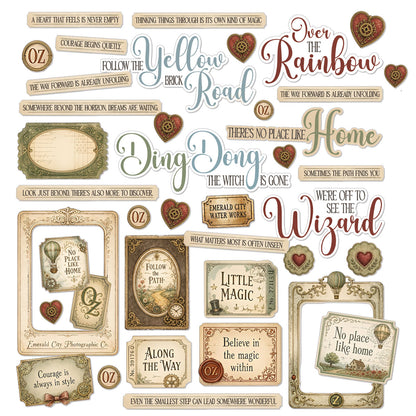 49 And Market Chronicles of Oz Chipboard Set