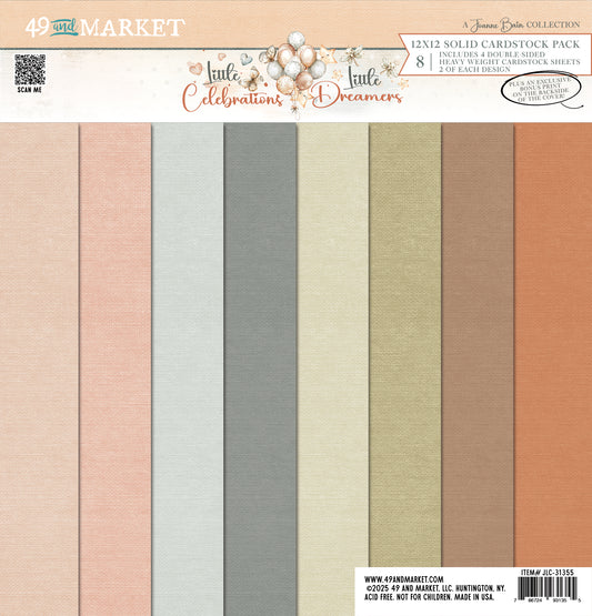 49 and Market Little Dreamer / Little Celebrations 12x12" Collection Pack Solids