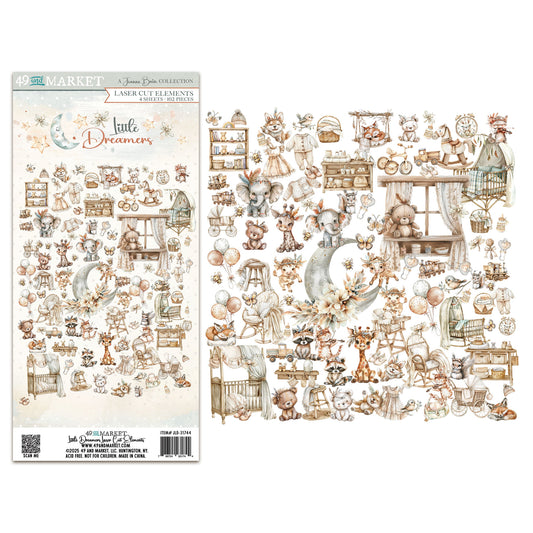 49 and Market Little Dreamer Laser Cut Element Set
