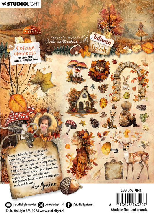 Studio Light Jenine's Mindful - Art Autumn In The Woods - Paper Elements
