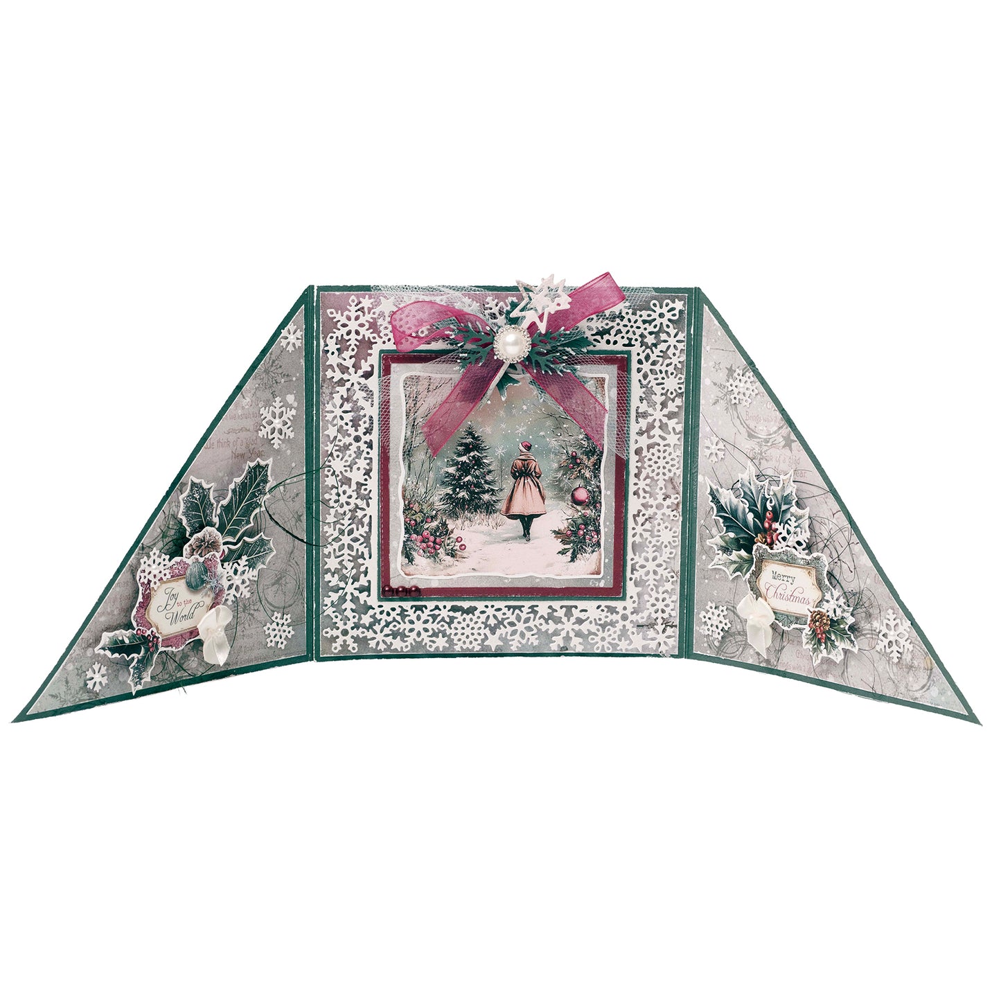 Studio Light Jenine's Mindful Art Christmas Blush -  Die-cut Paper Pad Paper Elements