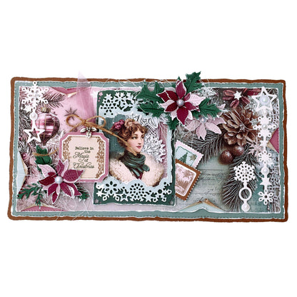 Studio Light Jenine's Mindful Art Christmas Blush Stamp & Die Bundle