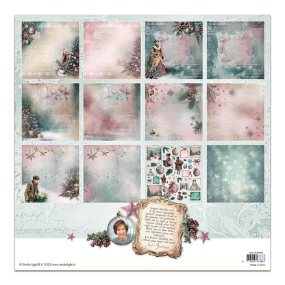 Studio Light Jenine's Mindful Art Christmas Blush - Designer Paper Pad Double-sided Scrapbooking