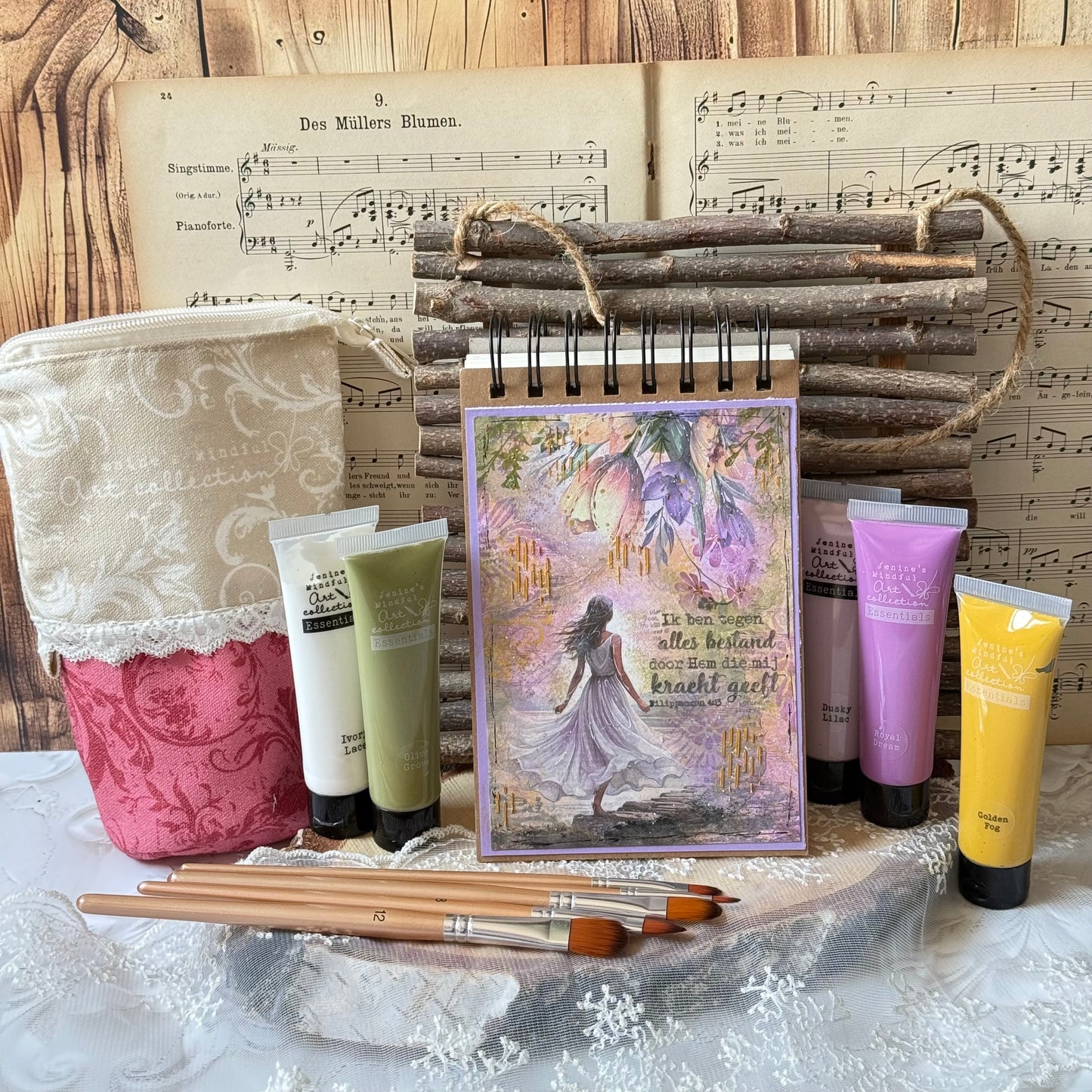 Studio Light Jenine's Mindful Art Acrylic Paint Blush & Lilac