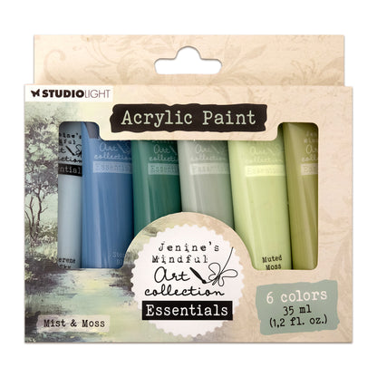 Studio Light Jenine's Mindful Art Acrylic Paint Mist & Moss