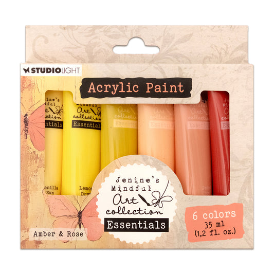 Studio Light Jenine's Mindful Art Acrylic Paint Amber & Rose