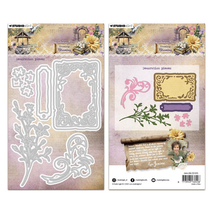 Studio Light Jenine's Mindful Art - Growing & Blooming - Cutting Die - Decoration Pieces