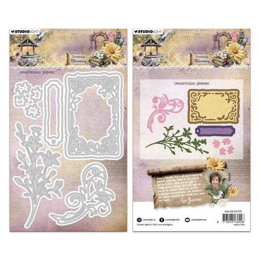 Studio Light Jenine's Mindful Art - Growing & Blooming - Cutting Die - Decoration Pieces