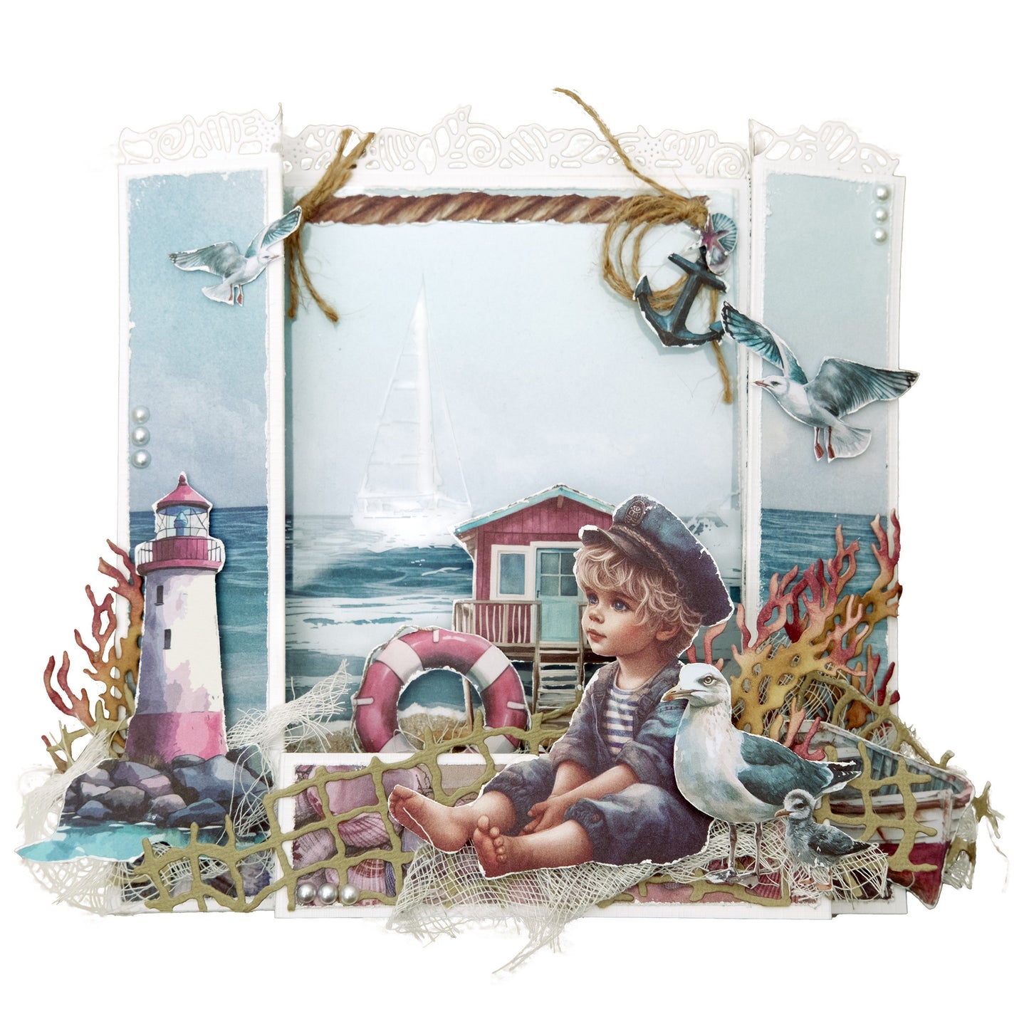 Studio Light JMA Cutting Die Deep sea decoration Tide of Hope