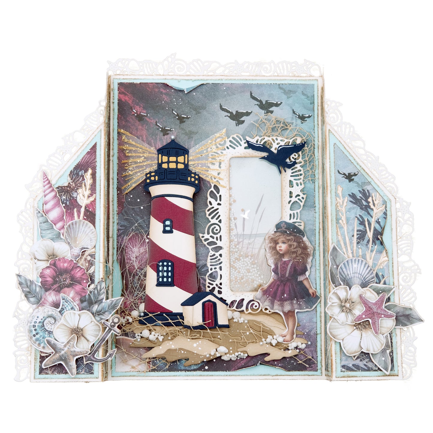 Studio Light JMA Clear Stamp Maritime backgrounds Tide of Hope