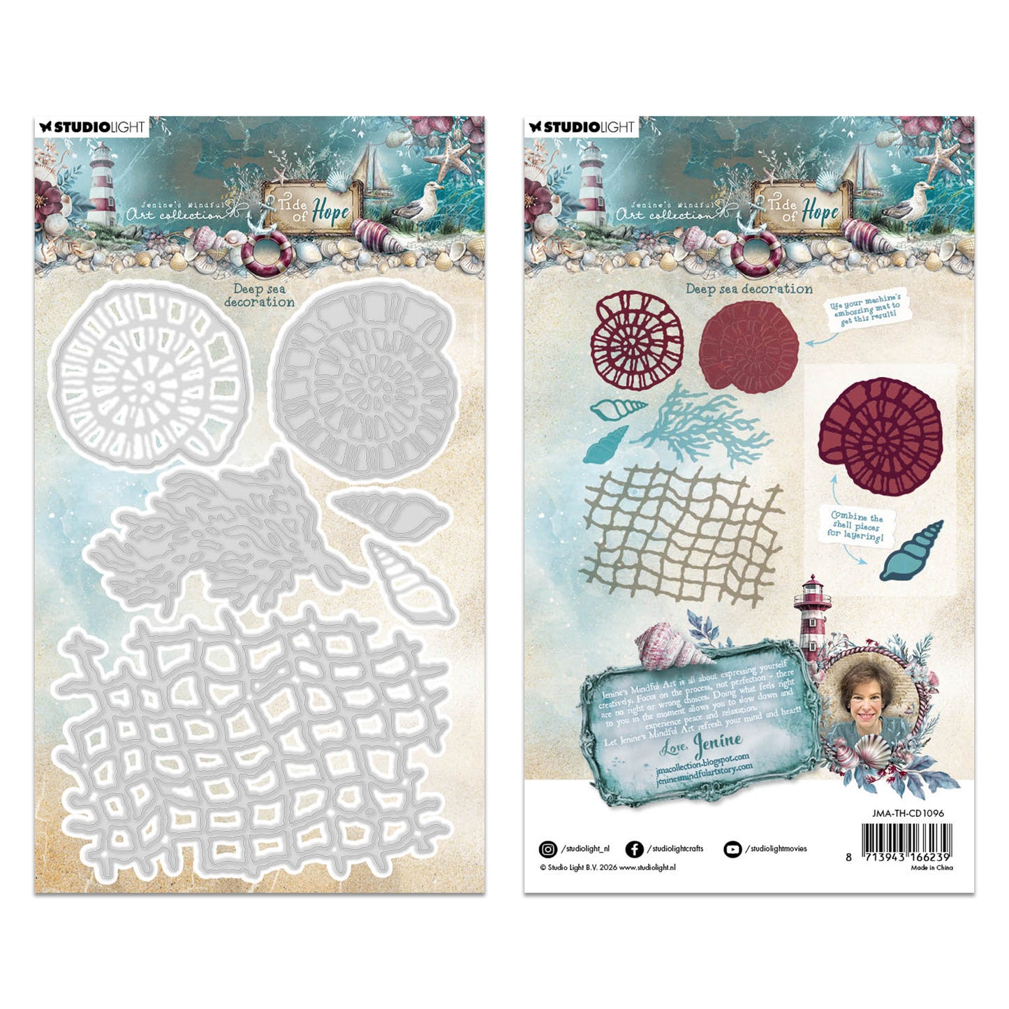 Studio Light JMA Cutting Die Deep sea decoration Tide of Hope
