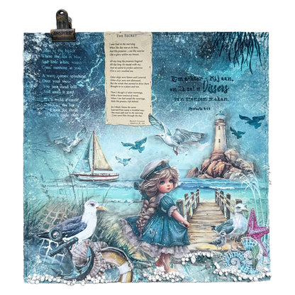 Studio Light JMA Collage Paper Pad Backgrounds & Elements Tide of Hope