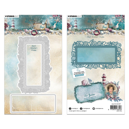 Studio Light JMA Cutting Die Shell (blister) frame Tide of Hope