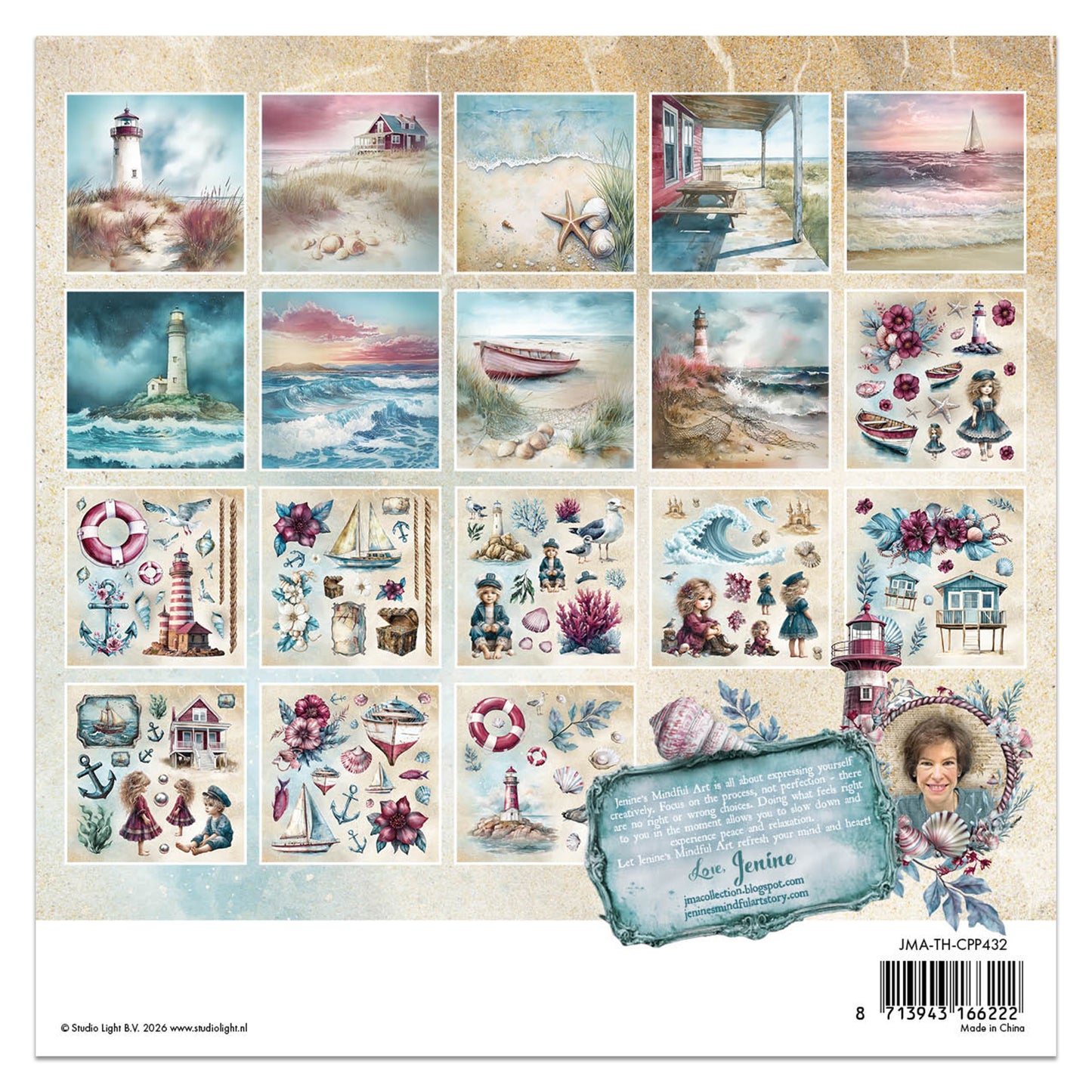 Studio Light JMA Collage Paper Pad Backgrounds & Elements Tide of Hope