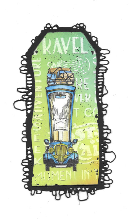 #1112 - A6 Stamp Set - Movin' On Up
