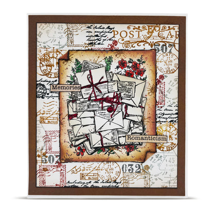 #1243 - A6 Stamp Set - Postmarked Petals