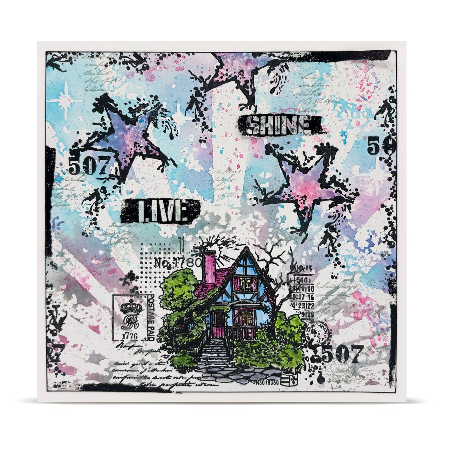 #1255 - A6 Stamp Set - Stone & Ink