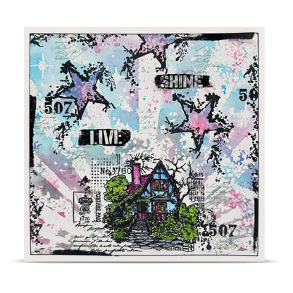 #1255 - A6 Stamp Set - Stone & Ink